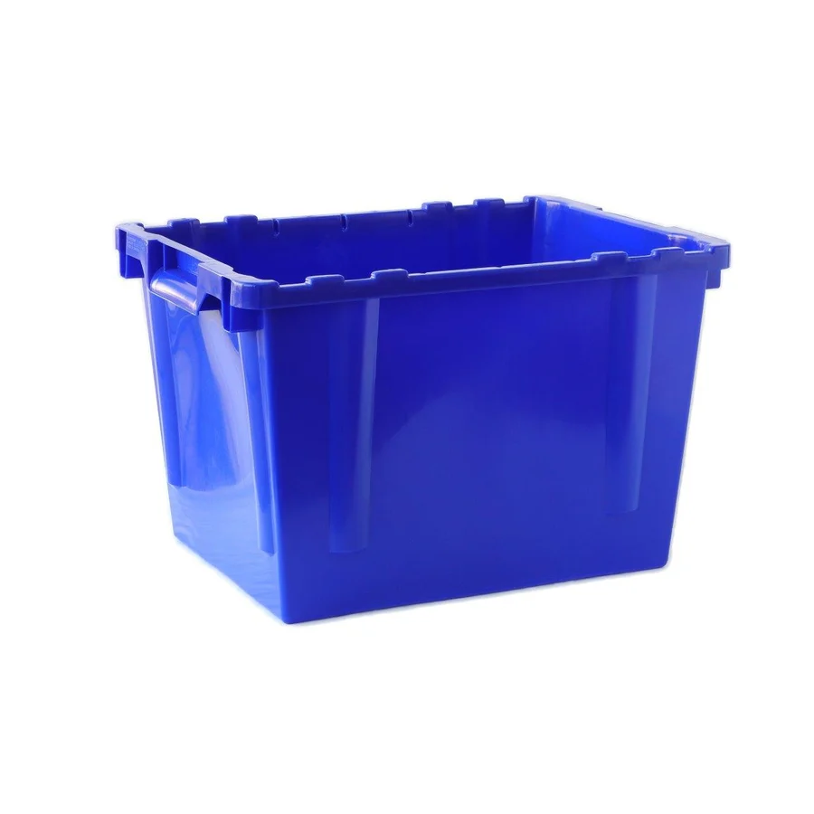 57-Litre Recycling Blue Box, Injection moulded high density polyethylene