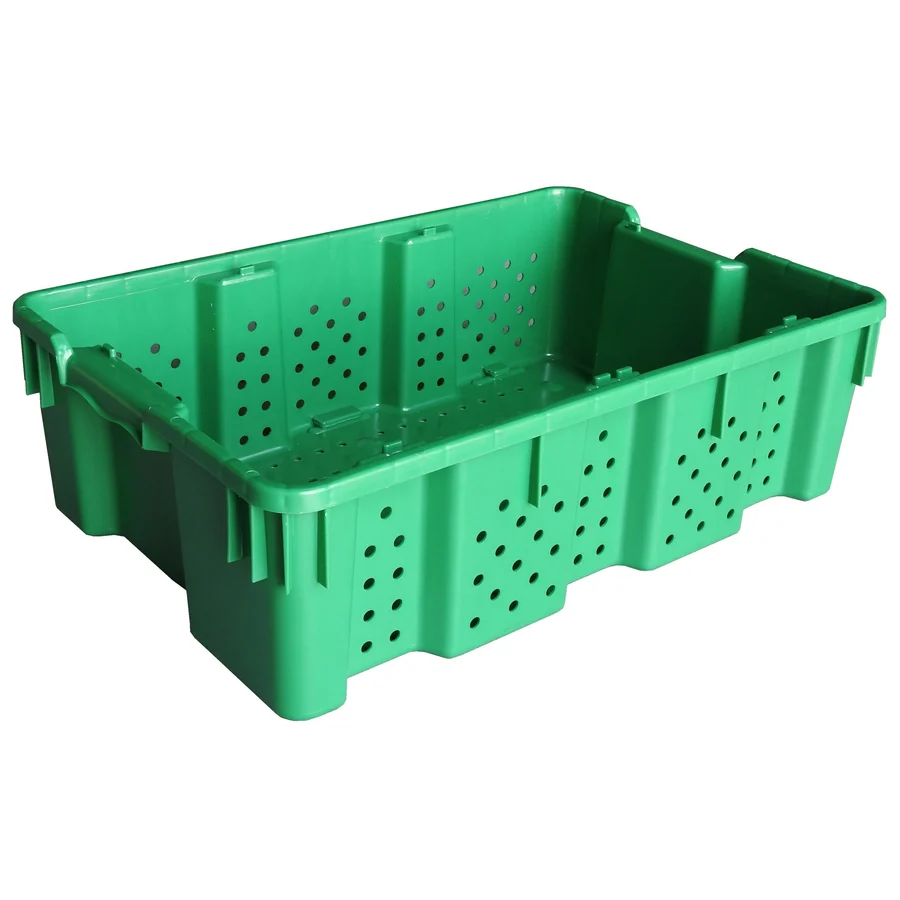 Large Agricultural Container (ventilated), Food-grade high-density polyethylene